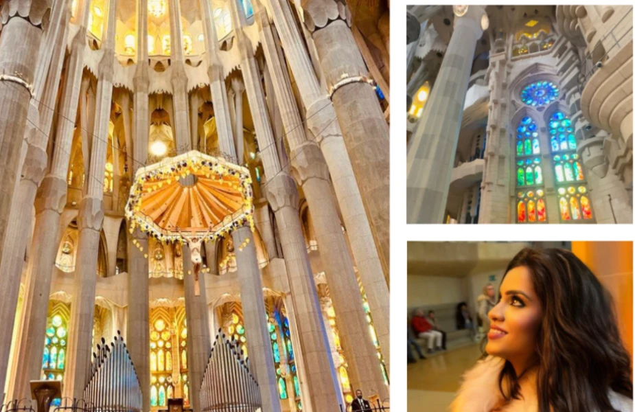 bazilica păstrează caracteristici neogotice basilica retains Neo-Gothic characteristics